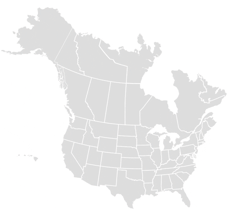 Carte des États-Unis indiquant les emplacements des refuges participants